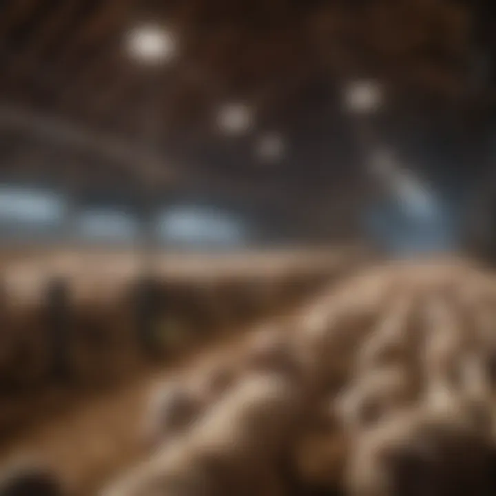 Impact of LED lights on livestock welfare