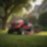 Ventrac Zero Turn Mower in action on a lush lawn