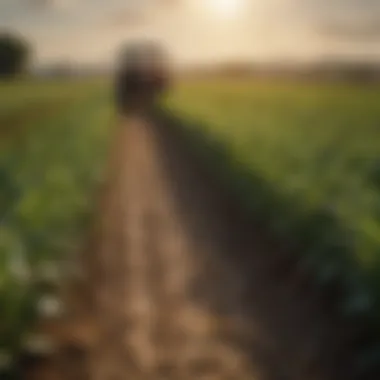Enhancing Crop Production with Vitaflex MSM Lush agricultural field demonstrating the benefits of MSM in crop production.